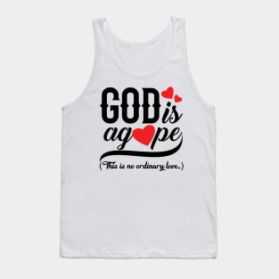 God is Agape Tank Top